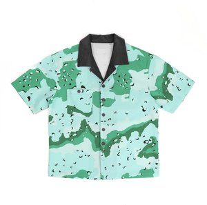 เสื้อเชิ้ตพิมพ์ลาย ปกคอปก ติดกระดุมแถวเดียว ผ้าโพลีเอสเตอร์ ทรงหลวม ใส่สบาย ไม่ยับง่าย สำหรับผู้ชาย เหมาะสำหรับใส่ลำลอง ฤดูร้อน ชายหาด สไตล์ฮาวาย - Product Image 2