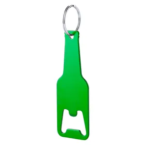 Portachiavi in Metallo Personalizzati con Apribottiglie Basel, Gadget - Product Image 5