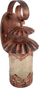 Lámpara de pared única de estilo metálico con cubierta de cristal tallado para decoración del hogar en el porche del pasillo del dormitorio o la cabecera - Product Image 3