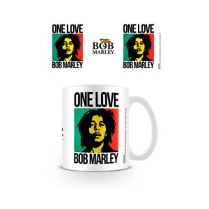 Bob Marley One Love Tasse Tall Stoneware <b>Coffee</b> Mug Lid Spoon Cartoon Design Screen <b>Printed</b> Safe for Occasional Presents - Product Image 3