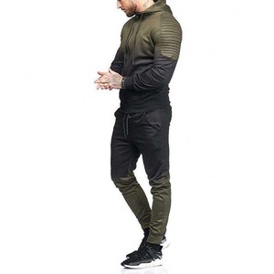 Premium Quality Sports Regular Fit Printed 100% Cotton Heavyweight Tracksuits Outwear Streetwear 2 Piece Set <b>Jogging</b> <b>Suits</b> - Product Image 3