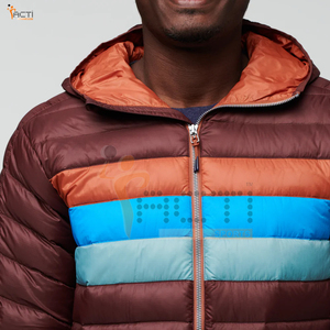 Chaqueta acolchada para hombre hecha en poliéster con logotipo personalizado al por mayor, chaqueta acolchada impermeable para uso en exteriores para hombre - Product Image 6