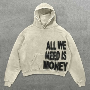 Nouveau style, sweat-shirts imprimés en coton 100% DTG, 500+ g/m², poids lourd, molleton pour homme, hiver, vintage, lavage à l'acide, respirant, sweat-shirt à capuche - Product Image 6