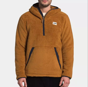 Fabricant OEM Couverture personnalisée Veste d'hiver zippée Manteau chaud Vestes polaires personnalisées pour hommes - Product Image 2