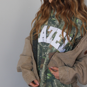 Sudadera de Mujer con Cuello Redondo, Bordado Personalizado, Estilo Holgado, Camuflaje Real Tree, Otoño Invierno, Logotipo Frontal - Product Image 6