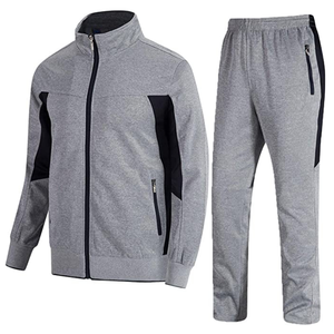 Conjunto Deportivo Unisex de Invierno Ligero y Ecológico 100% Algodón, Sudadera con Cierre Completo y Pantalones Deportivos, Elásticos en Cuatro Direcciones, Cómodos y Acogedores - Product Image 2