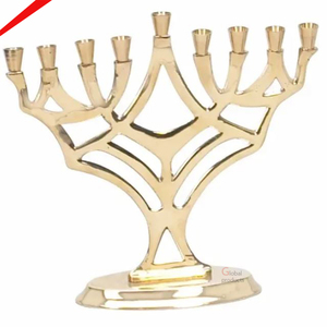 Bougeoir de Hanoukka à 7 branches Menorah 2025 le plus vendu pour le temple de la maison - Product Image 4