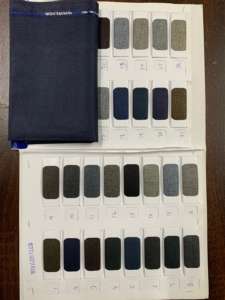 Premium Woven <b>Polyester</b> Woolen Suiting <b>Fabric</b> | Heavyweight Plain Dyed Slub Texture Direct Export from India in Affordable price - Product Image 3