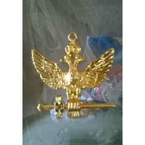 Collier maçonnique bijou Grand Lodge maître plaqué or franc-maçon maçonnique Regalia collier ensemble de bijoux en gros ruban maçonnique haut en métal - Product Image 5