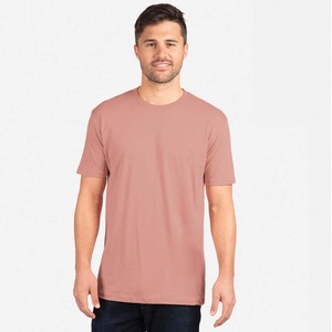 T-shirt à manches courtes ajusté de qualité supérieure pour homme Next Level, couleur unie, fabrication OEM, coton polyester, impression de logo d'été - Product Image 3