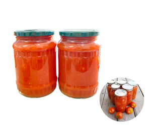 OFERTA ESPECIAL Vietnam Tomate pelado entero agridulce/Tomate sin pelar en jugo de tomate 720ml Mason Jar - Product Image 3