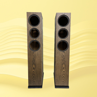 Kabinet speaker kosong HiFi Logo kustom sesuai pesanan cat Piano Gloss tinggi cangkang Loudspeaker kosong berkualitas tinggi dan bergaya