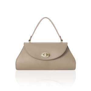 Sac à main en cuir italien fait main avec rabat incurvé et bandoulière - PM631 - Product Image 3