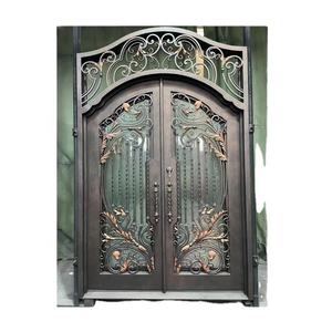 Entrada principal exterior barata Puerta exterior de hierro forjado - Product Image 1