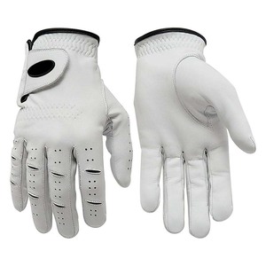 Gants de golf personnalisés de haute qualité pour adultes, cuir de cabretta durable avec logo élégant, respirant pour un usage sportif, vente en gros - Product Image 1