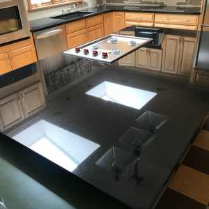 Meilleures ventes Carreaux de granit noir absolu et grandes dalles Design moderne poli et durable pour des intérieurs et des extérieurs époustouflants - Product Image 3