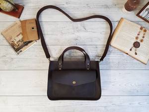 2023 Vintage classique sac à main couleur Pure élégant dame sacs fourre-tout en cuir souple femmes mode sac à bandoulière LCBB-0036 - Product Image 6