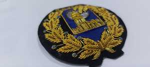 Insignias de wok bordadas a mano, parches de emblemas de poliéster con técnicas tejidas de alambre de lingotes para etiquetas de ropa - Product Image 4