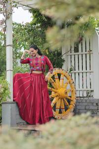 Occasions Special Rayon Fabric Lehengha Choli with Designer Embroidery and Koti Work Gorgeous Party Wear Quick Dry - Product Image 5