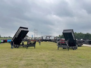 ATV <b>Trailer</b> Metal Dump Best Multi-Purpose Small Pull Design Small <b>Tractor</b> Tipping Mini Excavator Tipping 1500kg Load TILT Price - Product Image 3