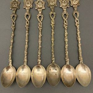 Lot de 5 cuillères de mesure de mariage noires de qualité supérieure de l'Inde, parfaites pour la cuisine à domicile, accessoires de table élégants, meilleures ventes - Product Image 2