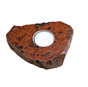 <b>Natural</b> Stone Candle Holder Mahogany Obsidian <b>Natural</b> <b>Crystal</b> Candle Holder Gemstone <b>Crystal</b> Reiki Healing Wholesaler Supply - Product Image 4