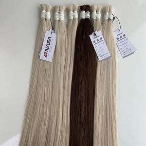 Prix de gros Extensions de cheveux en vrac Cheveux vierges vietnamiens Double noyade 100 grammes Couleurs claires 10 pouces - Product Image 1