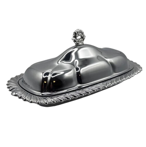 Plato brillante de estilo Vintage para cocina, plato de mantequilla metálico de acero inoxidable de Color antiguo personalizado, Platos y platos de mesa - Product Image 3