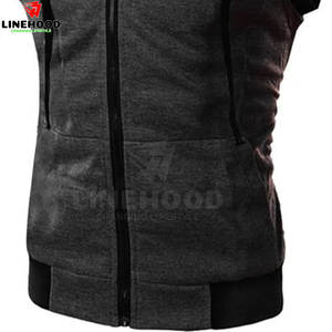 Best Selling <b>Men's</b> <b>Sleeveless</b> <b>Hoodies</b> 100% Cotton Blended for Winter Season Low MOQ - Product Image 2
