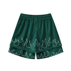 กางเกงขาสั้นตาข่ายผู้ชาย ผลิตโดยมืออาชีพ พิมพ์ลายแบบระเหิด น้ำหนักเบา แห้งเร็ว รับสกรีนโลโก้ตามสั่งจากโรงงาน - Product Image 2