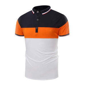 Polo à manches courtes haute performance pour homme 100% coton Logo personnalisé motif solide décontracté Golf pour Polo T-Shirt - Product Image 4