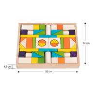 ROBINCOOL Ensemble de blocs de construction Montessori, jeu éducatif créatif et de développement