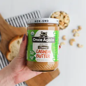 Calidad Premium 16 oz. Mantequilla de anacardo orgánica por libra Mantequilla de almendras sin gluten a granel - Product Image 5