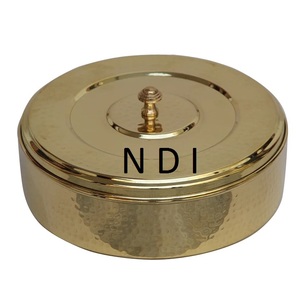 Couvercle de couvercle imprimé en émail Chapati Pot de service Casserole Serveur Plats Vente chaude Cuisine Restauration Utilisation Pot de nourriture - Product Image 4