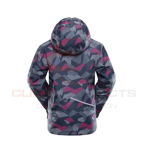 Custom Logo Men's <b>Winter</b> Stand Collar Front Softshell <b>Jacket</b> High Quality Outdoor <b>Waterproof</b> Windbreaker Breathable Polyester - Product Image 6