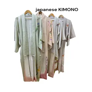 Nhãn hiệu riêng kimono dài DRESS bán Nhật Bản sử dụng quần áo mang nhãn hiệu gốc