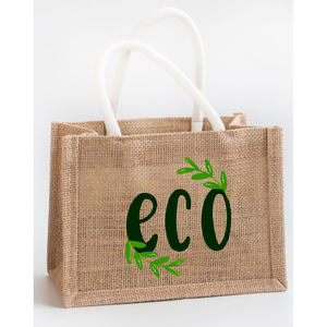 Sac à main en toile de coton noir pour femmes avec impression de logo personnalisé, design élégant à motifs en tissu, sac de shopping réutilisable R.D Bag House - Product Image 6