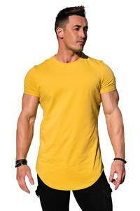 T-shirt de sport de haute qualité 95 coton 5 Spandex séchage rapide respirant entraînement logo d'impression personnalisé pour T-shirt pour hommes - Product Image 3