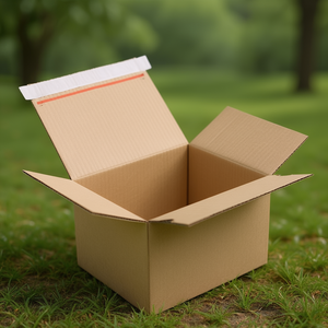 Automatic Single-Wall Corrugated Brown Paper & Media <b>Boxes</b> Foldable Neatening/<b>Storage</b> 210x180x130mm Pack Size 40-SK Q.1.3B - Product Image 2