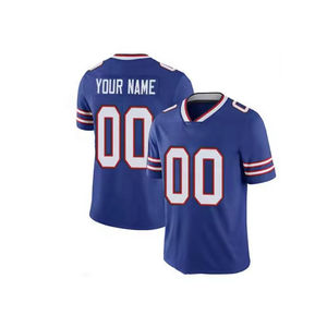 Camiseta de Fútbol Americano Personalizada, Camiseta de Fútbol de Malla Cosida, Impresión Digital, Camiseta de Fútbol Americano Blanca y Naranja - Product Image 2