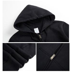 Sweat à capuche de haute qualité ODM/OEM pour hommes, sweat à capuche avec fermeture à glissière complète et logo personnalisé pour hommes et femmes, vente en gros de taille puls - Product Image 6