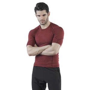 2025 camisetas deportivas de compresión personalizadas para hombres, camisetas musculosas de secado rápido, camisetas 100% de algodón con MOQ bajo, camisetas de manga corta de gran tamaño - Product Image 3