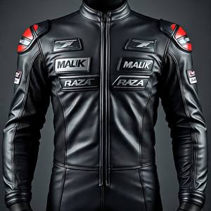 Traje de motocicleta blindado de piel de vaca negra para hombre, proveedor a granel de Equipo de Rendimiento de conducción y pista certificado CE, muestreo disponible - Product Image 1
