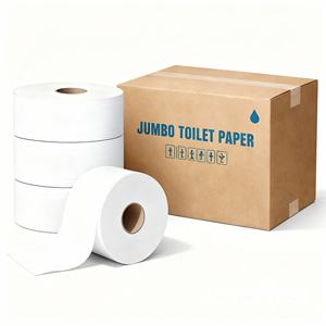 Toilet <b>Tissue</b> Jumbo Roll <b>Paper</b> Eco Friendly Recycled Soft Strong Jumbo Toilet <b>Tissue</b> for Hotel and Office Use - Product Image 5