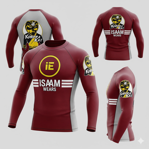 Personalizar Jiu Jitsu Rash Guard Camisa de compresión Ropa deportiva transpirable Jiu Jitsu Kimonos Gis Manufacturing Company - Product Image 1