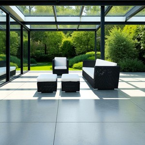 Juego de sofás de ratán polivinílico para exteriores, superventas de 2025, diseño moderno para jardín, Villa y sala de estar para uso exterior, - Product Image 4