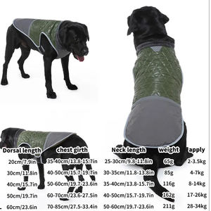 <b>Pet</b> Dog Wear Windproof Winter Dog Coat Jacket Padded <b>Clothes</b> Warm Puppy <b>Clothes</b> Outfit Dog Winter Jackets - Product Image 2