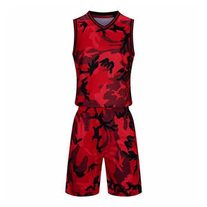 Uniforme de Baloncesto Deportivo de Diseño Elegante Personalizado al por Mayor OEM, Impreso, 100% Poliéster, Antibacteriano, de Secado Rápido - Product Image 1