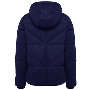 แจ็กเก็ตบุน้ำหนักเบาของผู้หญิงเสื้อบับเบิ้ลแขนยาวแวววาวกันน้ำพับเก็บได้มีคอตั้ง - Product Image 4