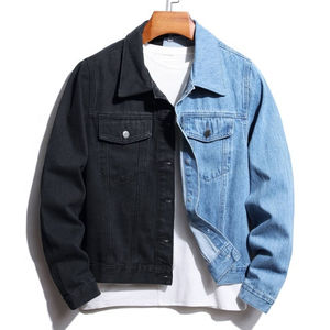 Haute Qualité Noir Denim Veste Lâche Plusieurs Poches Manteau Solide Lavé Jeans Vestes pour Hommes Tendance Casual Denim Vestes pour Hommes - Product Image 5